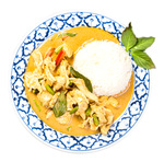 Poulet au Curry Rouge