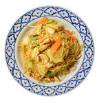 Nouilles sautées au Poulet et Légumes
